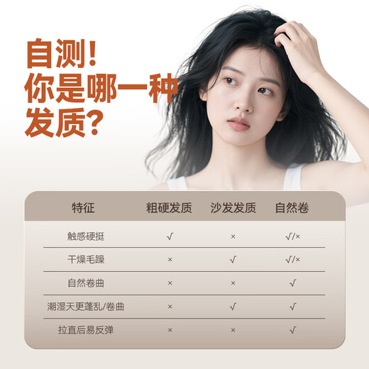 
Qike Light Feather Cold Base Hair Mask Repair Dry Frizzy Perm Dye Damaged Hair Free Steaming Care Conditioner for Women 100ML