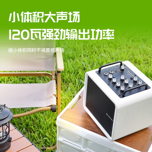 Music Knight H6 musical instrument guitar audio playing and singing electric blowpipe saxophone Bluetooth live broadcast karaoke speaker black + saxophone microphone