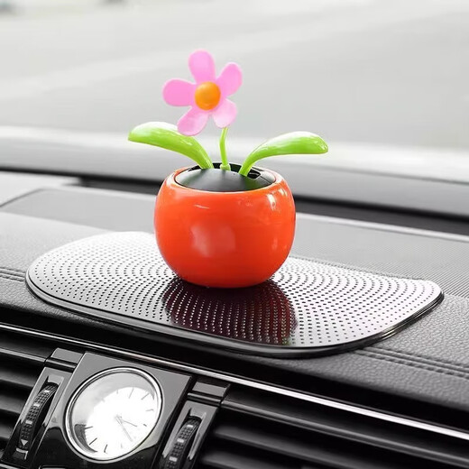 
Car anti-slip mat for car car ornaments mat for car central control instrument table mobile phone accessories fixed high temperature resistance 1 piece pack [strong viscosity] small oval 15cm