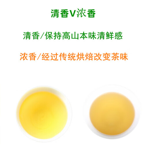 平茗 5味台湾茶叶高山茶冻顶乌龙阿里山金萱梨山茶奶香金萱茶口粮茶