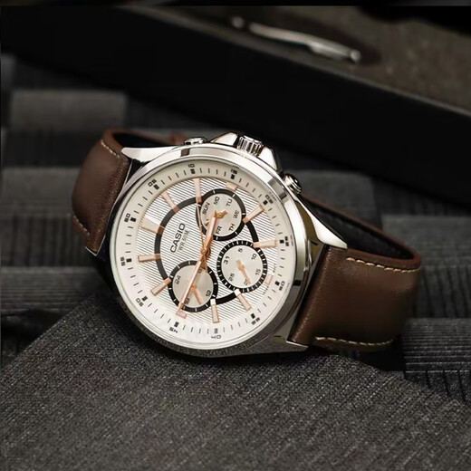 CASIO watch men's three-eye business casual student quartz Japanese and Korean watch New Year gift MTP-E303L-7AVD