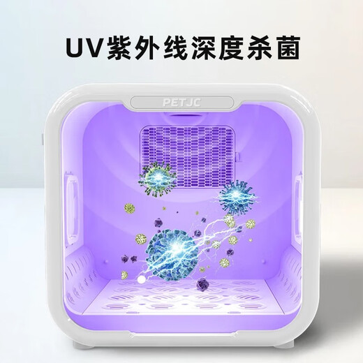 Caja de secado para gatos Jupet, secador de pelo automático para perros, máquina de baño y secado de pelo para el hogar, versión estándar de 71 litros (2900 rpm, garantía de 7 años)