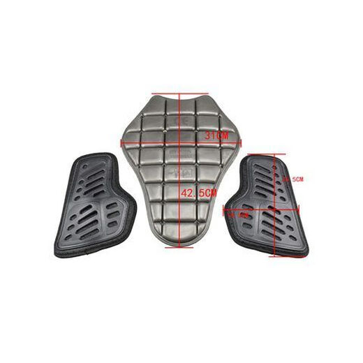 Anti-fall vest motorcycle riding vest vest anti-fall safety clothing Harley reflective clothing motorcycle riding clothing summer men and women black (with protective gear) M