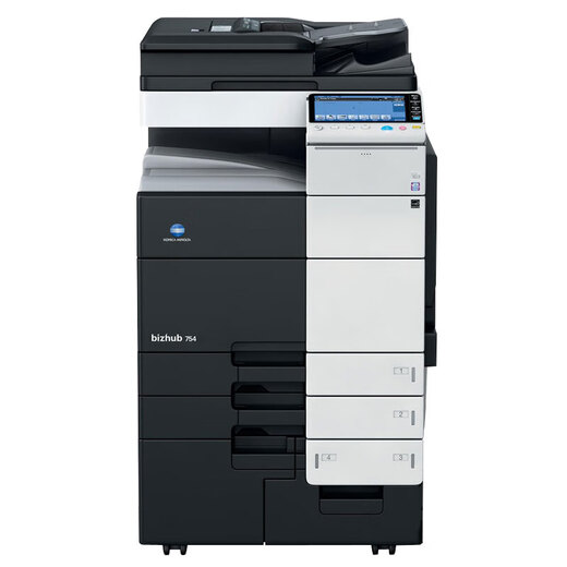 柯尼卡美能达 KONICAMINOLTA柯美364/454/554/754黑白复印机激光高速打印机复印一体机a3 大型 新款黑白精品机808(80页/分)
