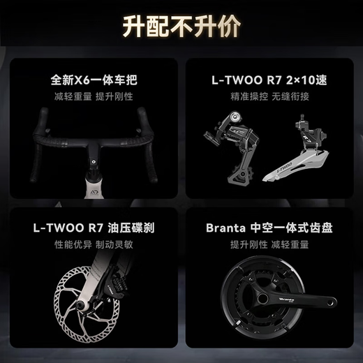 喜德盛（xds）xds ad300喜德盛ad300 25款山地车喜德盛公路车公路自行车喜德盛 2025款|白蛇 700Cx480mm|身高165-175cm