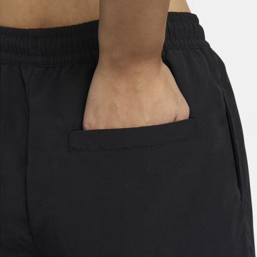 耐克（NIKE）官方EVERYTHING女子中腰短裤夏季运动裤梭织休闲FV6623 010黑/白 M