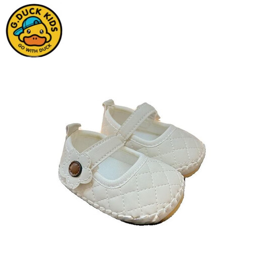 G. Duckkids Frühlings- und Sommerbaby ein Jahr alte Hundert Tage Schuhe 0-1 Jahr 3-6 Monate Baby Mädchen Prinzessin Infant Soft Sohle Kleinkindschuhe L-11 Beige 11 innere Länge cm 13 Größe B