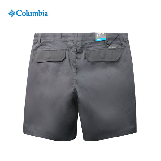 Columbia Columbia Shorts Hombres 25 Summer NUEVO Repelente de agua al aire libre Sports y pantalones recortados AE9793 011 Black Grey 34