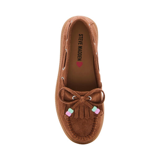 STEVE MADDEN Girls Shoes Girls Krisp Moccasin Cognac Multi Cognac Various Colors 13 Kids