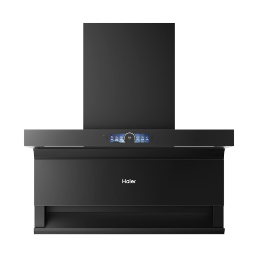 Haier Frequency Conversion Range Hood Gasherd Set Top Side Double Three-Stufe Range Hood Haushalt Stille 30 Kubikwürfel Super großes Saugbetreuungsanschluss 739UD [Nationales Supplement 2] Neue Top-Side