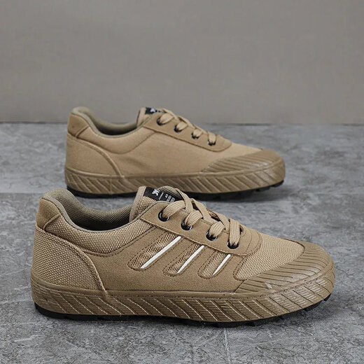 
Changxiang Huili 3522 low-top casual labor protection shoes men's soft sole non-slip wear-resistant canvas shoes outdoor hiking site lightweight working shoes store flagship rosy 39