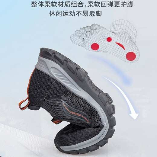 Adachiaki lijian alte Mannschuhe Herren Sommer atmungsaktiven Mesh Schuhen Einerpicker Daddy-Wanderschuhe im mittleren Alter.