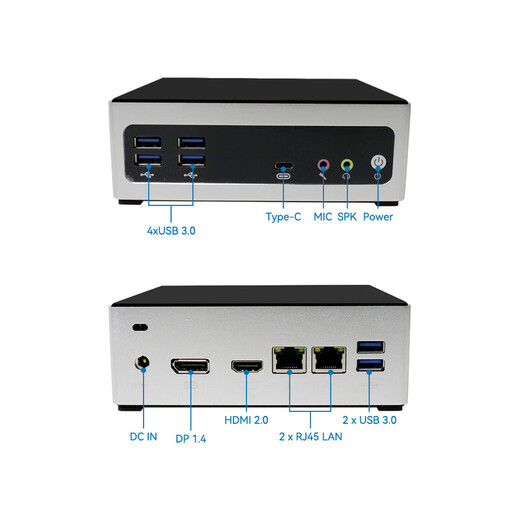 
Mini Tree Host 12th Generation i7i9 Office Computer Host Desktop Mini Mini Industrial Control Machine DIY Small Host 16G Memory 1TB Solid State Drive WIFI i9-11950H