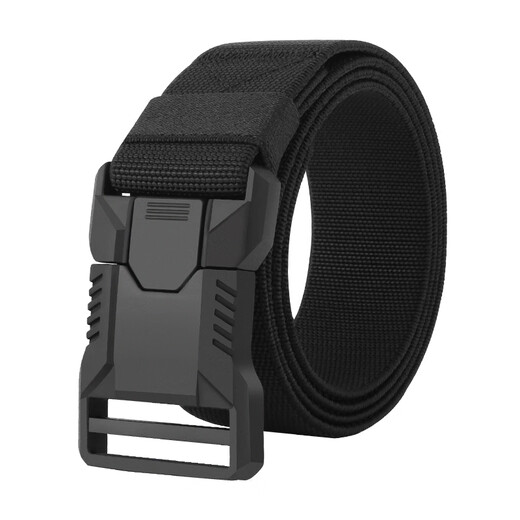 
Gugeti Men's Leather Belt Casual Pants Belt Outdoor Military Training Tactical Stretch Nylon Braided Belt Fashion Birthday Gift