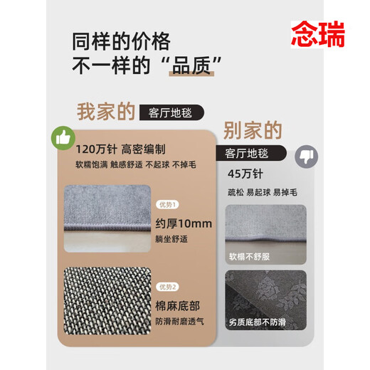 Tianjin alfombra sala de estar rey nuevo Sofá casera y mesa de café Room Interior Cleaning Pise Mat 16780 160*230 cm impermeable espesado