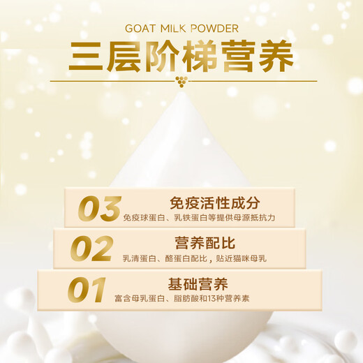 McFoody Cat Goat Milk Powder Kitten Pregnancy Nursing Cat Nutritional Supplement Pet Kitten Milk Powder Try MCS Nutritional Milk Powder 30g