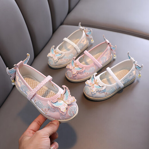Suyikai Hanfu Chaussures brodées pour filles chaussures Han 2025 Nouvelle jupe de visage de cheval de cheval
