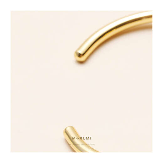 Chi Xing's epilogue celi style ins simple temperament cool style internet celebrity pure copper plated 18K gold knotted bracelet for women