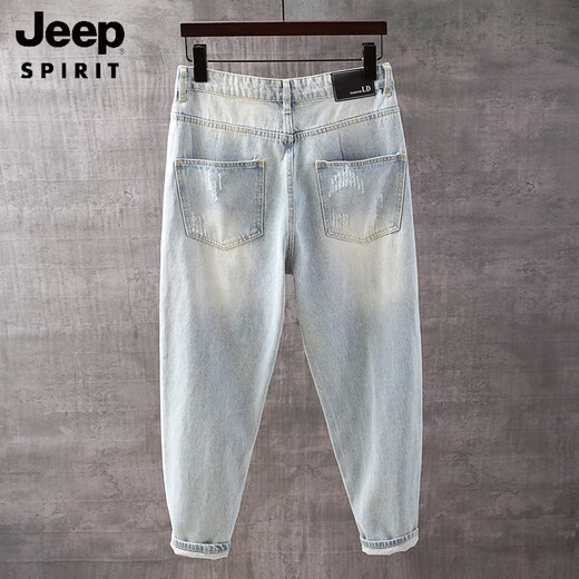 Jeep Spirit Spring und Sommer Jugend japanische Herren Jeanshose Retro waschen nostalgisch