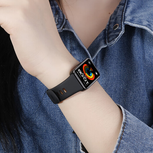 Binghong is suitable for Huawei Band 8 strap, Huawei Band 9/10 strap TPE, Huawei band8 strap, Huawei Band 10 sports wristband 10nfc strap - black