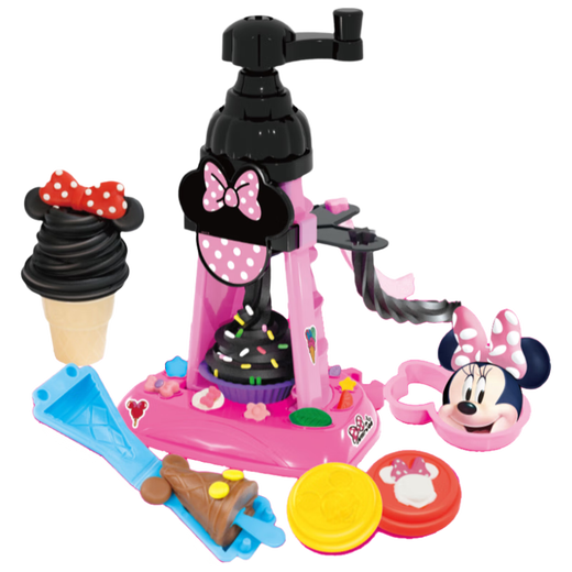 
Disney Minnie Children's Dessert Machine Colorful Mud Set Playing House Handmade Clay Toys Birthday Gift Gift Gift Gifts
