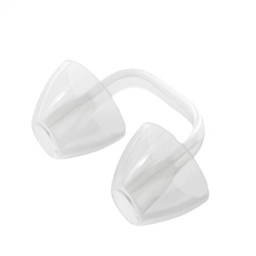Forest nose clip swimming special invisible nose plug diving training anti-choking nose clip children's silicone nose clip earplugs transparent white nose plug men's style