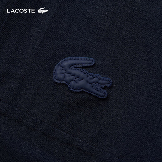 LACOSTE Wang Yibo's same style French crocodile men's spring and summer waterproof coat-style shirt jacket | CH7191 166/Navy Blue 39 S/M