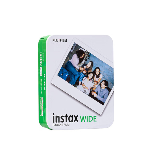 Fuji new instax instant wide300/wide400 wide format photo paper link wide photo camera film package B wide 20 photo paper set + photo album + refrigerator magnet