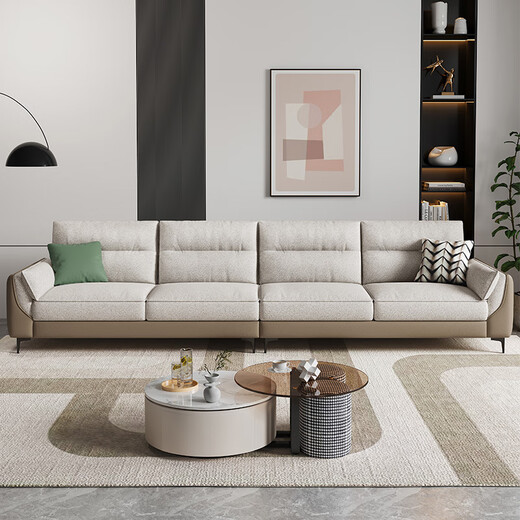 Jianxin tissu canapé salon 2025 Nouveau canapé de coton et de ligne moderne de coton et de ligne moderne F6686