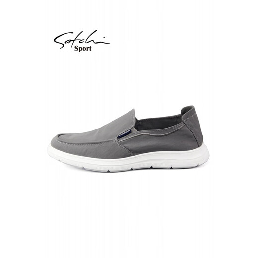 Shachi Sports Tissu Chaussures Chaussures pour hommes Pédale Pédale Chaussures Chaussures Lazy Chaussures décontractées Chaussures Grey S3T641020B 41