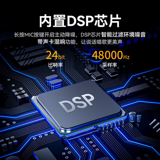 Wandi Core Upgrade Audiobook Special Recording Equipment Himalaya Dubbing Microphone Online Class K Singing Live Broadcast Microphone Mobile Computer USB Noise Reduction Conference Android Apple Pro Upgraded Version - Universal for Mobile Phones and Computers Professional Recording + Built-in Sound Card