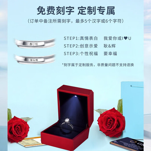 DR. DARLING moissanite diamond ring for women, one carat, a wedding, engagement, and birthday gift for your girlfriend, for your wife, six-pointed star diamond ring - 1 carat, available/next day delivery