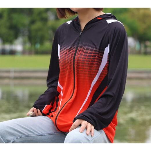 Outdoor fishing sun protection suit summer thin plaid ice silk breathable quick-drying anti-UV custom fishing suit 002 white top XL suitable for 130-150Jin Jin equals 0.5 kg