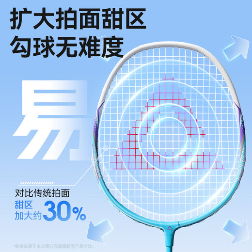 匹克（PEAK）羽毛球拍对拍深凹槽超轻耐打专业训练比赛成人儿童学生