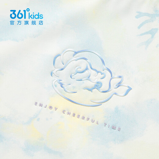 361 Shopping mall same style children's clothing girls short-sleeved sweater summer new children's top original white 120