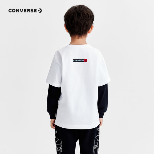 匡威（Converse）【变形金刚联名】儿童童装T恤CNVB-FF-G693官方旗舰 纯白色 160 76 【建议身高152-158cm】