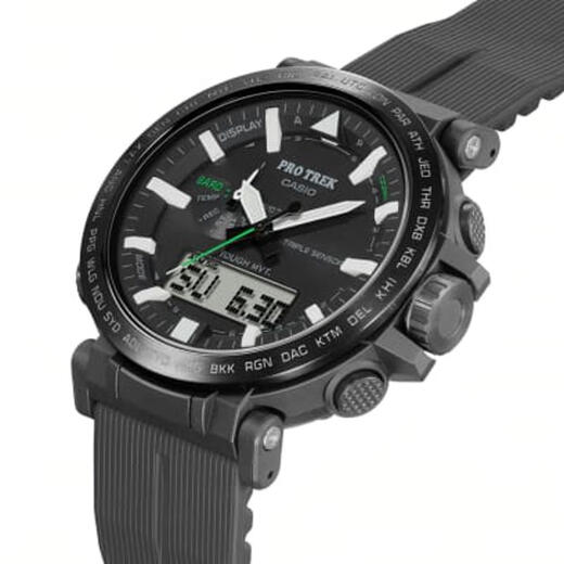卡西欧（CASIO）环保户外男士腕表 多功能太阳能设计 舒适可读性强 PRW-6621Y-1JF