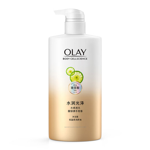 玉兰油OLAY沐浴露水润光泽730清新洁净玻尿酸水感透光舒柔沐浴乳液正品 Olay沐浴露水感透光730g佛手柑