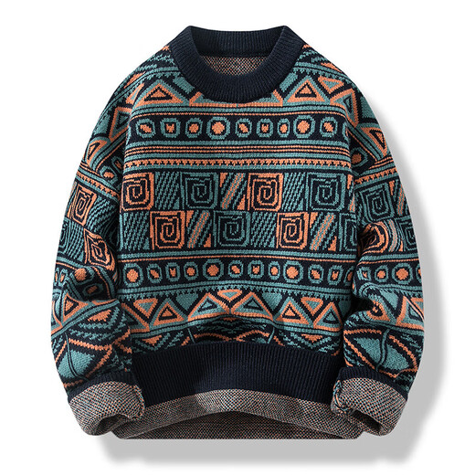 Fhhuabd Round Neck Pullover Herbst- und Winterweite Tops Trendy Brand Dicke gestrickte Pullover Unterwäsche Styling gut aussehendes lässiges Basishemd 9207 Weiß [Hinzufügen] Dicker Stil 2xl [160-180jin [Jin entspricht ca. 0,5 kg]]]