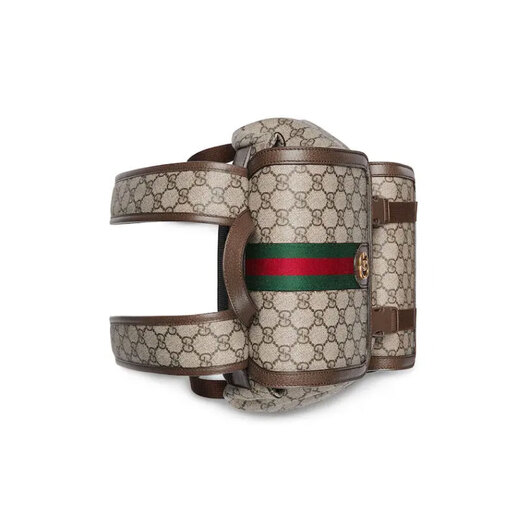 古驰（GUCCI）双肩包女包男包情侣款Ophidia系列GG背包旅行包男女同款 小号乌木色/棕色792114FADMF9794