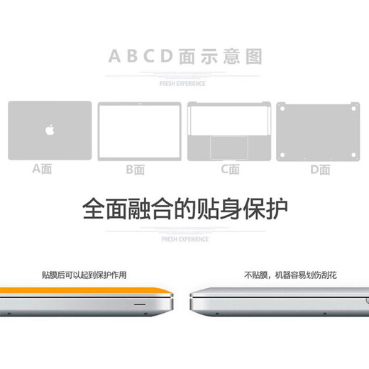 Kakayu Dell XPS13 9365/9340 Computer Sticker XPS15 9575 9530 Leather Film XPS17 9730 9720 Protective Film 9550/9560/9570 Film Yunmo Leather Gray (Subtitle Message Model Color is optional) AB