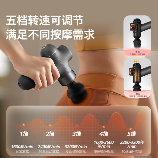 Philips fascia gun small steel cannon fascia massager professional grade home fitness muscle cervical spine back leg massager birthday gift boyfriend and girlfriend holiday gift 3107G