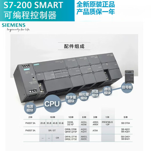 Siemens S7200SMART analog module PLC6ES72883AE0408AQ02AQ04AM03/06 6ES72883AM060AA0