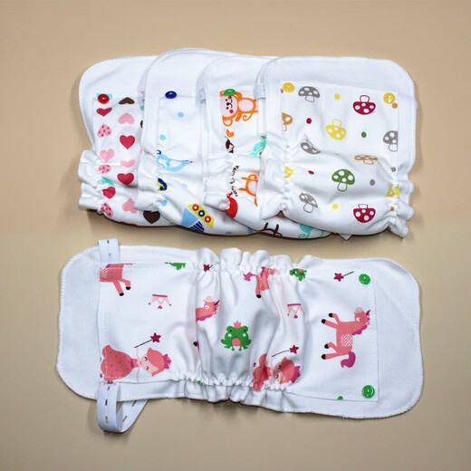 Pantalones de pañales Aoyanlai Spring y verano recién nacido Bebé puro algodón puro algodón transpirable para bebés pañales impermeables pañales pantalones de pañales 3 paquetes versión de actualización sin resistencia al agua d s (5-12Jin [Jin equivale a aproximadamente 0.5 kg])