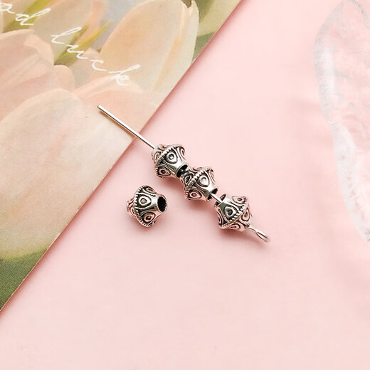 OSRO ancient silver spacer beads mixed style 30 pcs homemade bracelet necklace jewelry accessories diy beaded spacer spacers loose beads random mixed style about 30 pcs/pack