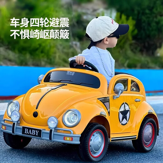 巴塞博儿童玩具车可坐人四轮电动汽车男女小孩新款可遥控玩具车双人童车 【12V7警车款】黑+顶配全功能