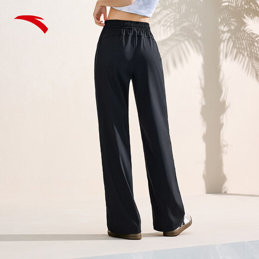 Anta -freie Hosen 丨 Schmale Version Weitbein Hosen Sonnenschutz Frauen neue Sommereis Wire Lose gerade Hosen Sporthosen