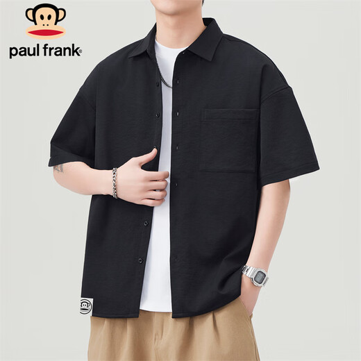 Big Mund Affe Kurzarm Shirt Herren Sommer Trendy Brand Casual Shirt Herren -Farbfarbe Top Simple Jacke Herren chinesische Valentinstagsgeschenk