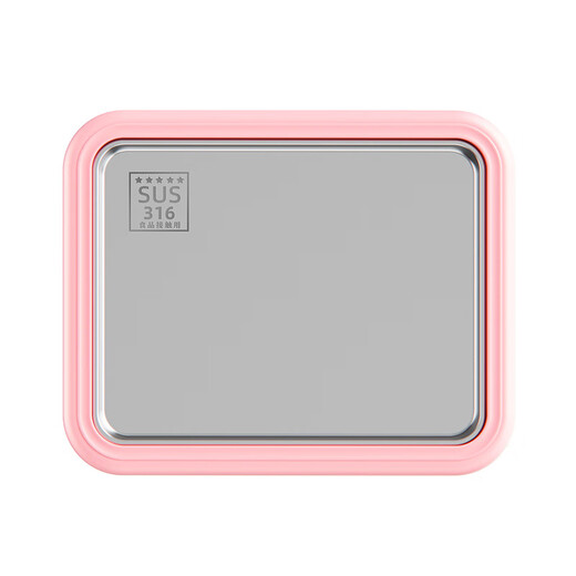Pink Bunny's new home frying yogurt machine small plug-in-free children's homemade DIY frying ice plate 316 stainless steel milk white (316 stainless steel plus model)