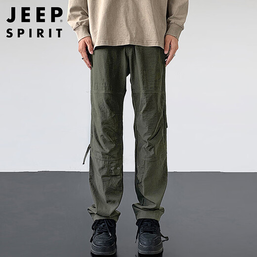 Jeep Spirit Jeep American Retro Retro Casual Pantalones de verano Pantalones de trabajo funcional de hombres Pantalones de carga al aire libre Hombres Militares Militares 3xl